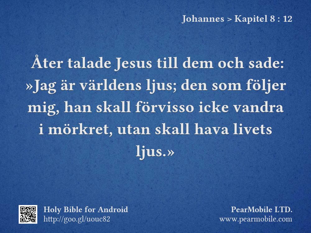 Johannes, Kapitel 8:12